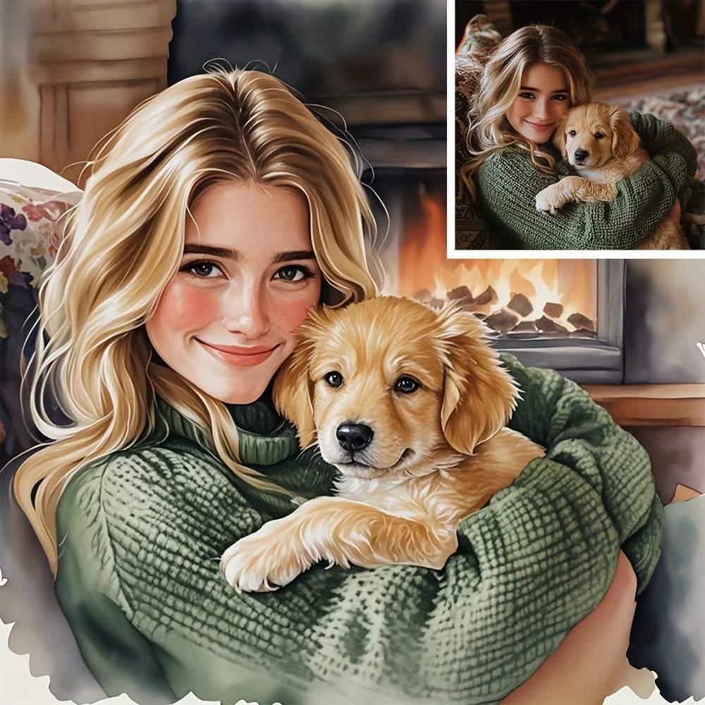Pet Portrait Custom - Индивидуальная печать фотографий на холсте —